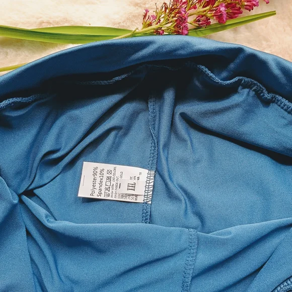 Pretty Blue Pleated A-Line Skorts for Casual Wear, Sz XXL, Sporty, Comfortable - Picture 8 of 10